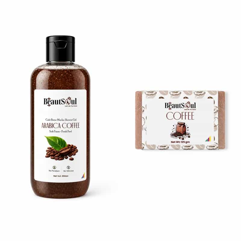 The Coffee Duo – Shower Gel + Bathing Bar