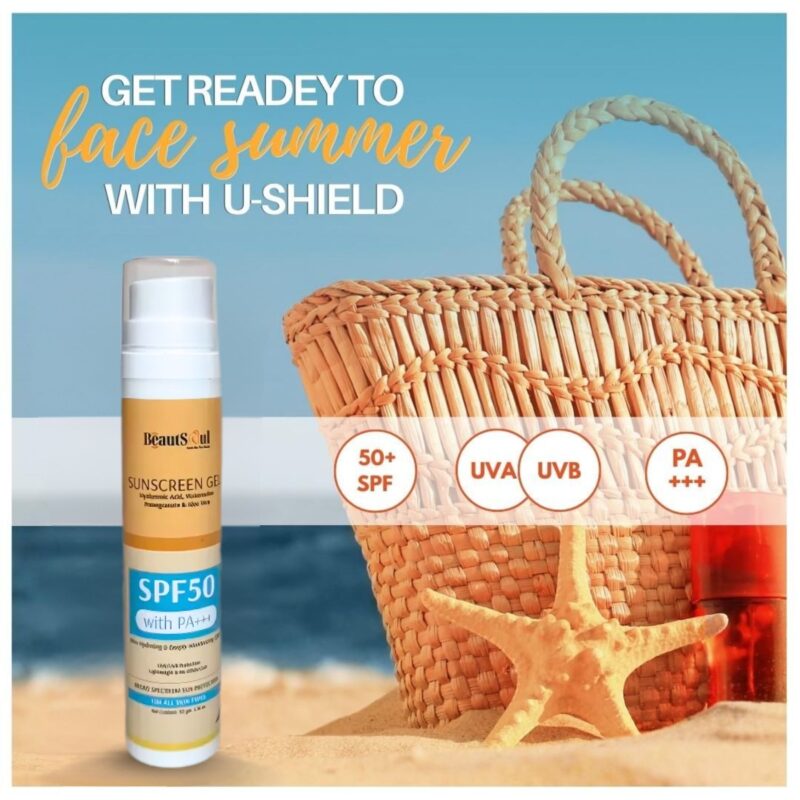 BeautSoul Invisible Sun Sunscreen Gel SPF 50 PA+++ - Image 7