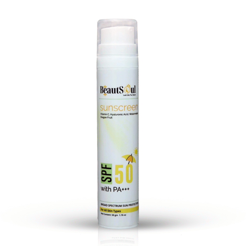 BeautSoul Sunscreen SPF 50 Lightweight With Vitamin C
